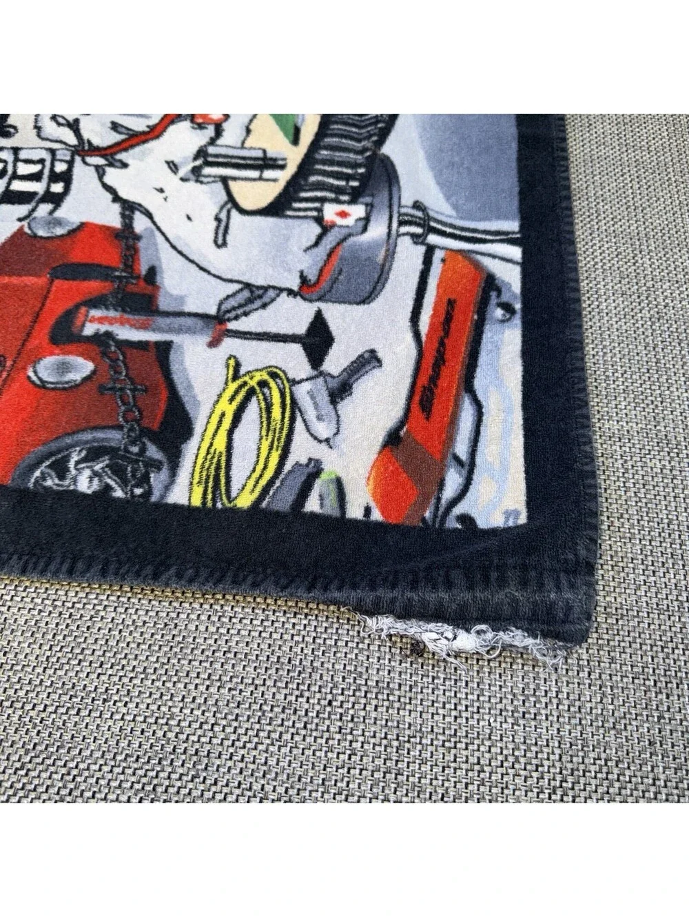 Snap On Tools Beach Towel Dog Daze of Summer Dogs Poker 60 x 32 Vintage